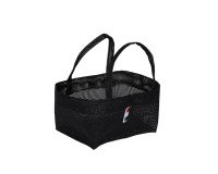 corbeille pvc avec anse 9x12 cm noir