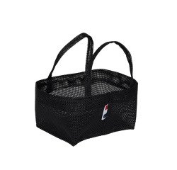 corbeille pvc avec anse 9x12 cm noir