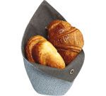 Boréal panière jean bleu/gris ø 15 cm