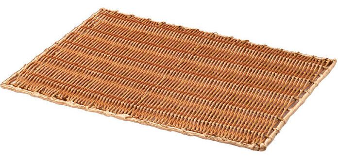 grille pâtissière en polypropylène couleur osier 60 x 40 cm