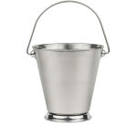 mini seau en acier inoxydable 13 cl ø 7 cm h 7 cm