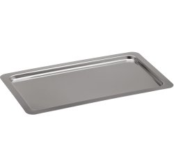 plat gastronorme GN 1/1 en acier inoxydable 53 x 32,5 cm