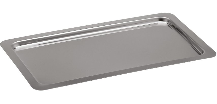 plat gastronorme GN 1/1 en acier inoxydable 53 x 32,5 cm
