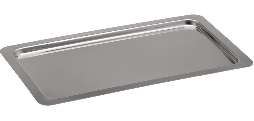 plat gastronorme GN 1/1 en acier inoxydable 53 x 32,5 cm