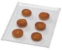PAP plat crystal transparent avec bords 30x40 cm