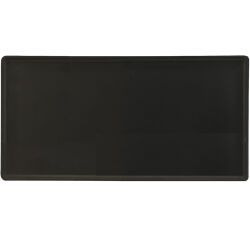plat de présentation en mélamine noir 40x20 cm