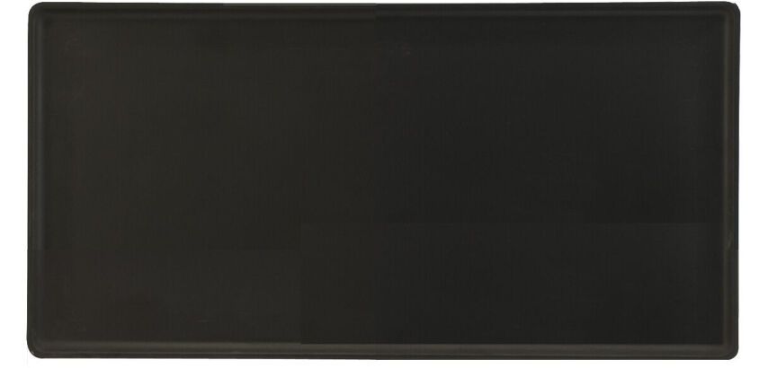plat de présentation en mélamine noir 40x20 cm