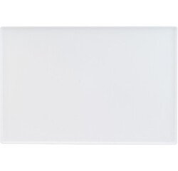 plat de présentation en mélamine blanc 60x40 cm