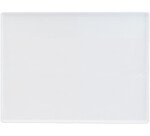 plat de présentation en mélamine blanc 40x30 cm