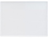 plat de présentation en mélamine blanc 40x30 cm