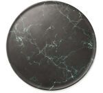 plat de présentation rond en mélamine marbré 32.5 cm