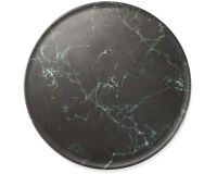 plat de présentation rond en mélamine marbré 32.5 cm
