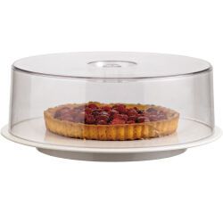 plat à tarte rond polystyrène 32 cm
