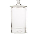 bocal confiseur en verre avec couvercle 24.5x11.5 cm