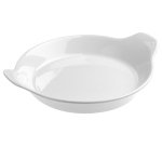 Plat a oeufs en porcelaine blanche ø 15 cm