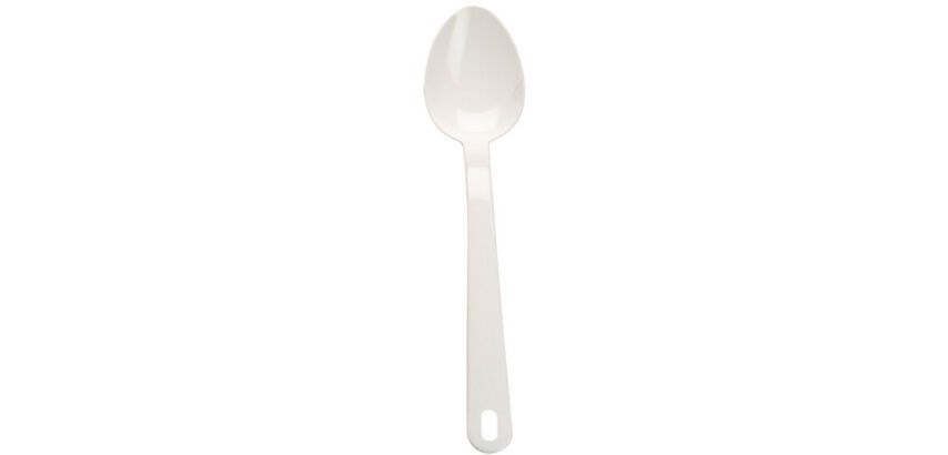 cuillère Exoglass pleine 34 cm blanc
