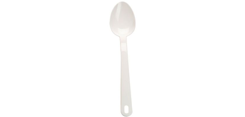 cuillère Exoglass pleine 34 cm blanc