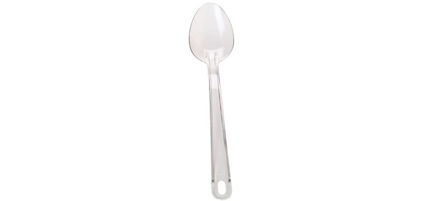 cuillère Exoglass pleine 34 cm transparente