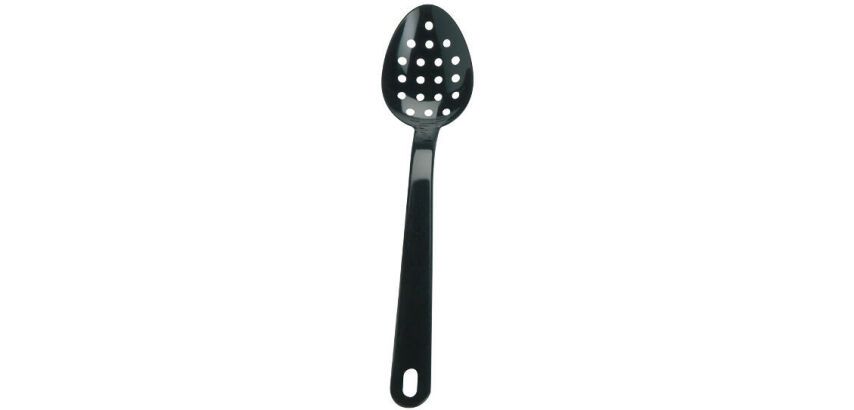 cuillère Exoglass perforée 34 cm noire