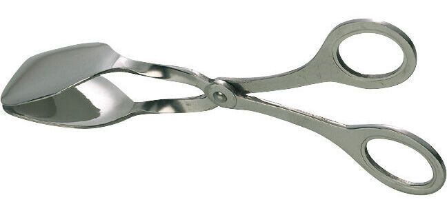 pince à gâteaux et bonbons inox 18 cm
