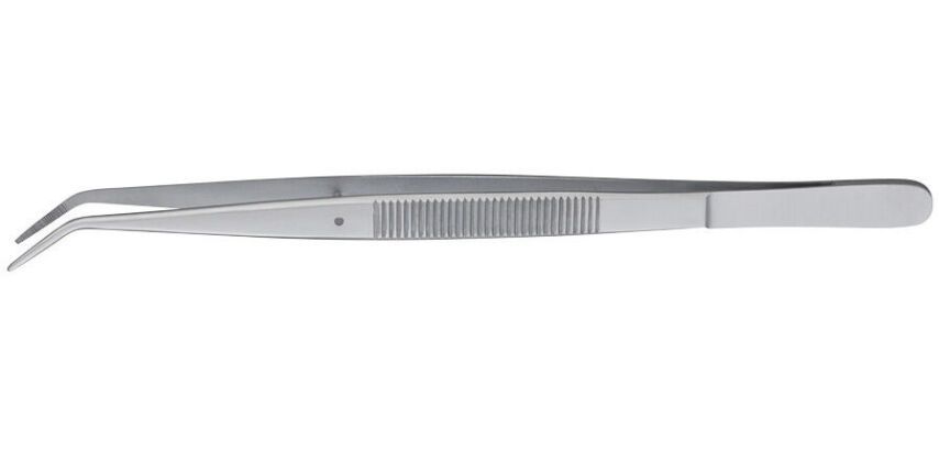 pince inox du chef coudée 14 cm