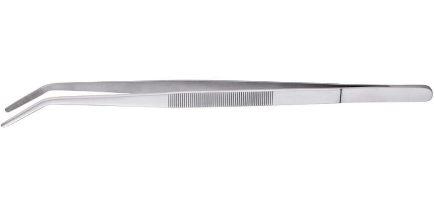 pince inox du chef coudée 35 cm