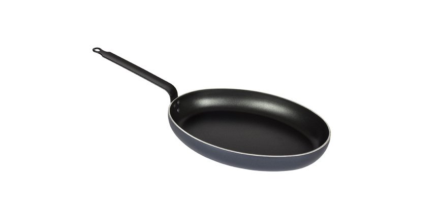 Chef poêle ovale anti-adhérente 36 cm