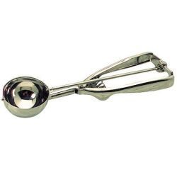 cuillère à glace inox à pince extra-forte 30 portions au litre