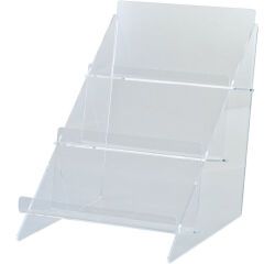 présentoir 3 étages pour 36 tablettes de chocolat 30x22x29 cm