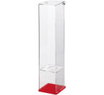 porte-cornets à glace vertical 1 trous de 35 mm avec couvercle articulé