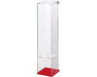 porte-cornets à glace vertical 1 trous de 35 mm avec couvercle articulé