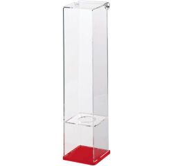 porte-cornets à glace vertical 1 trous de 35 mm avec couvercle articulé