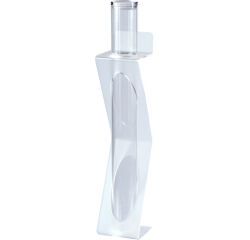 porte-cornets à glace mural PMMA hauteur 56 cm