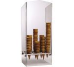 porte-cornets à glace plexiglass 6 trous 31 mm et 12 trous 26 mm