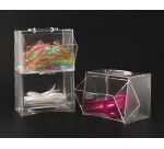 set de 3 conteneurs empilables PMMA 19x13x14.5 cm