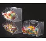 set de 3 conteneurs empilables PMMA 19x13x14.5 cm