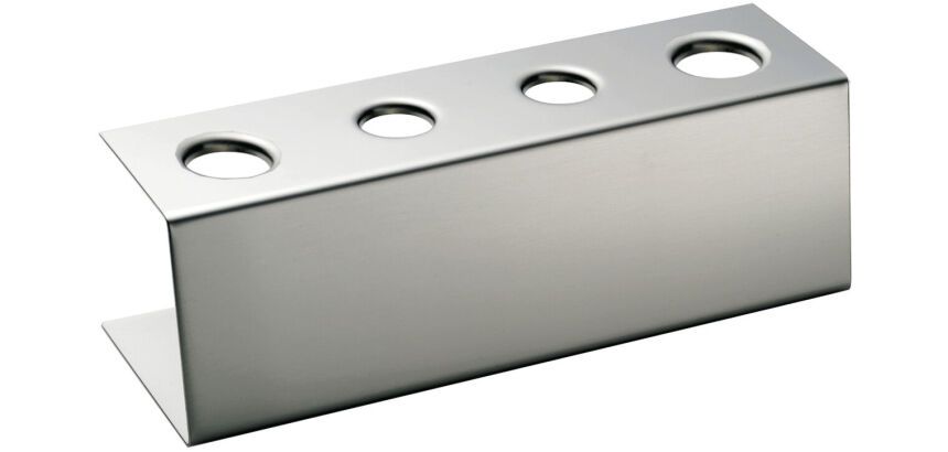 porte-cornets à glace inox 2 trous 31 mm et 2 trous 26 mm