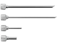 jeu 4 aiguilles d'injection 3 et 5 mm pour siphon tailles 3 et 11 cm