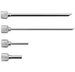 jeu 4 aiguilles d'injection 3 et 5 mm pour siphon tailles 3 et 11 cm