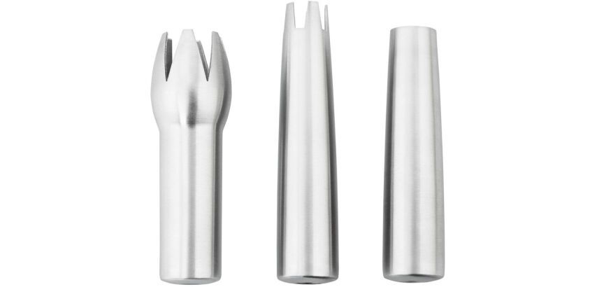 set de 3 douilles inox pour siphon