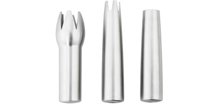 set de 3 douilles inox pour siphon