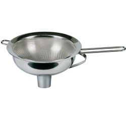 entonnoir et tamis inox amovible pour siphons