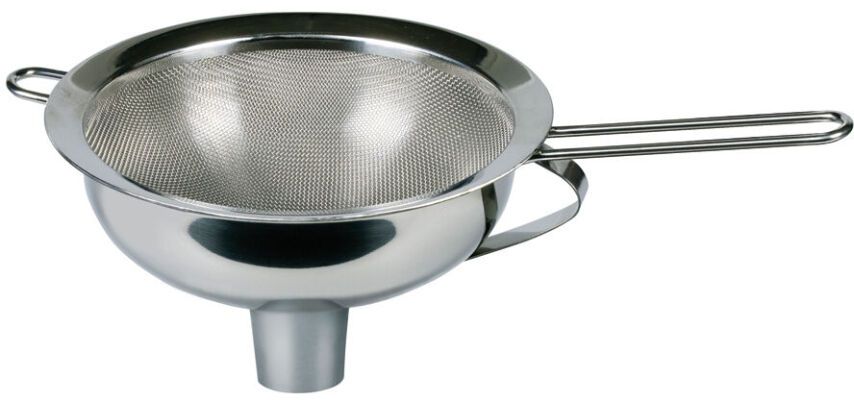 entonnoir et tamis inox amovible pour siphons
