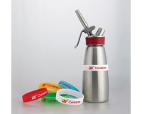 5 bandeaux en silicone pour identification du contenu des siphons