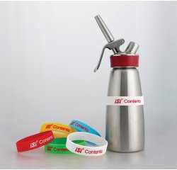 5 bandeaux en silicone pour identification du contenu des siphons