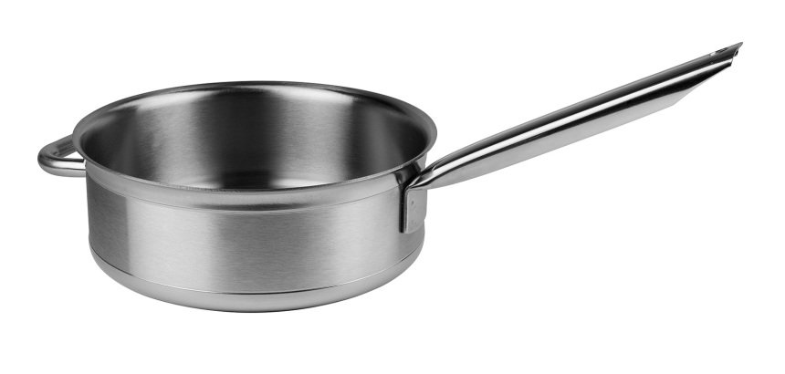 Tradition inox sauteuse 32 cm avec anse face à la queue