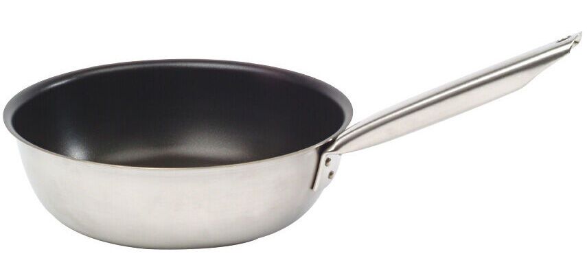 Tradition inox sauteuse évasée anti-adhérente 24 cm