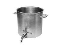 Excellence inox marmite avec robinet 32 cm