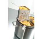 ensemble complet faitout 36 cm et 4 paniers cuit pâtes inox