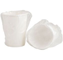 carton de 500 (vrac) gobelets carton blancs emballés individuellement ø 70,6 mm 20 cl